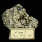 Cerussit x, Stríbro (Mies) (um 1890), Kristall 1,8 cm hoch    
