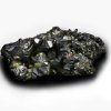 ged. Wismut xx, Schlema, Schacht 38, -855 m Sohle, Gang Opal, 4 cm x 2,5 cm