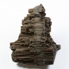 Tagebau Espenhain, verkieseltes Holz mit Quarzkristallen, Breite 9 cm